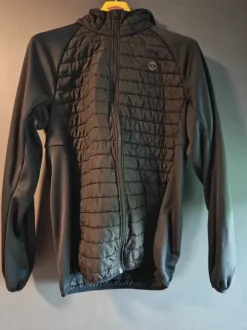 Jack & Jones Steppjacke Herren Schwarz – leichte Übergangsjacke mit Kapuze