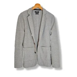 Jack & Jones Strickblazer – Grau – Größe M