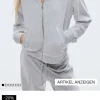 Jacke aus velours