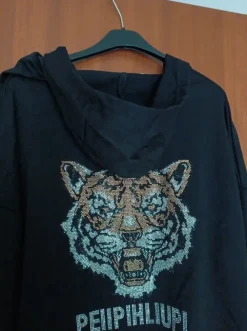 Jacke gr.L XL mit Tiger Print neu