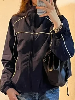 jacke y2k blau
