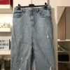 Jeans rock mit Schlitz