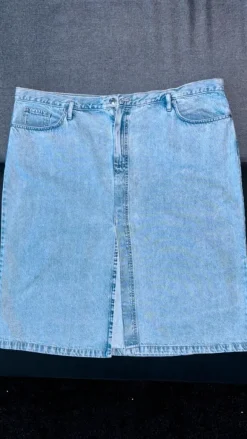 Jeans Rock plus size Mango midi
