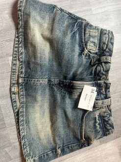 jeans skort