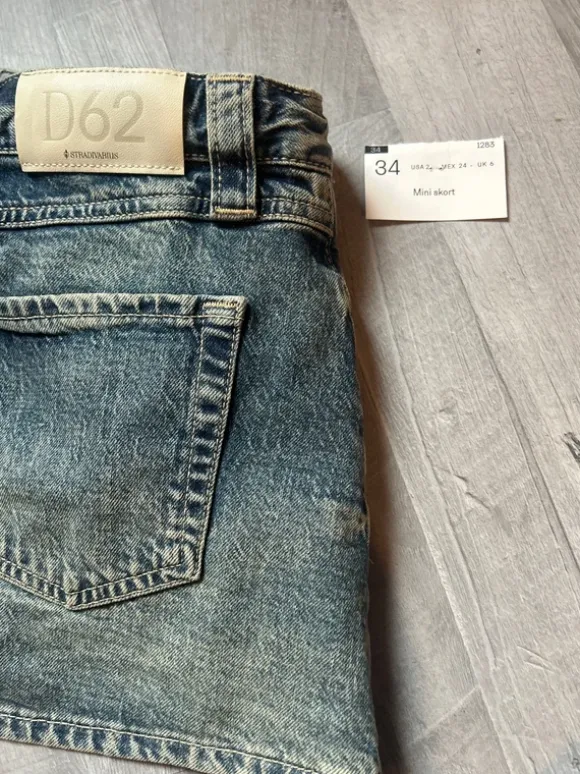jeans skort