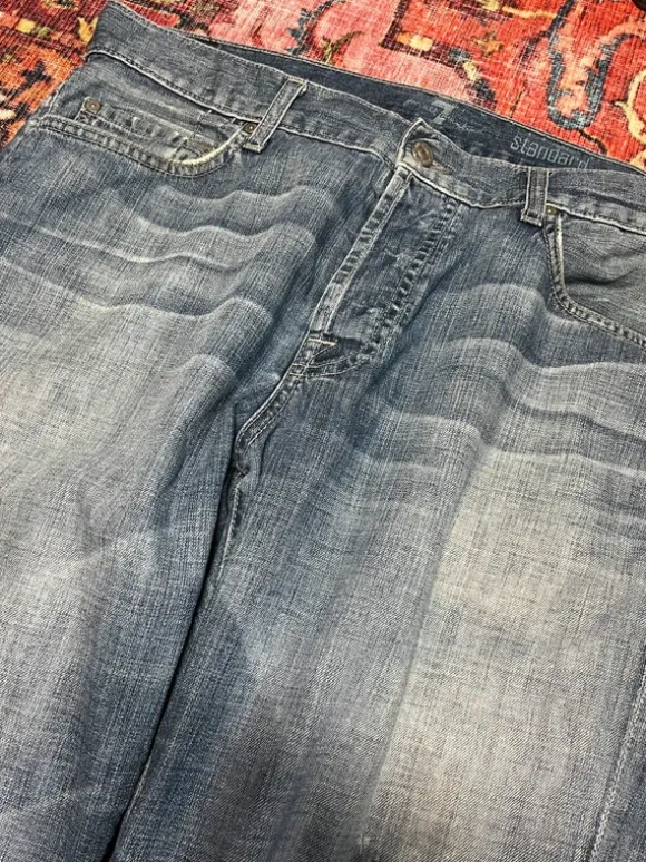 Jeans Straight Leg Vintage y2k Blau