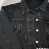 Jeansjacke schwarz Größe S