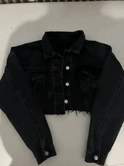 Jeansjacke schwarz Größe S