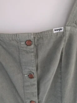 Jeanskleid Wrangler in olivgrün