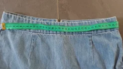 Jeansrock mit Volants