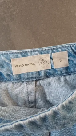 Jeansrock mit Volants