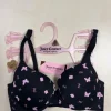 Juicy Couture BH Bombshell Push up schwarz rosa pink