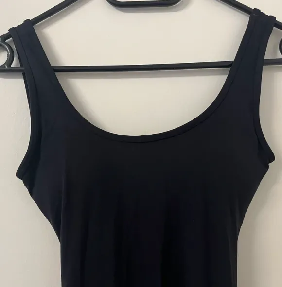 Jumpsuit lang in schwarz