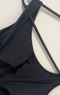Jumpsuit lang in schwarz