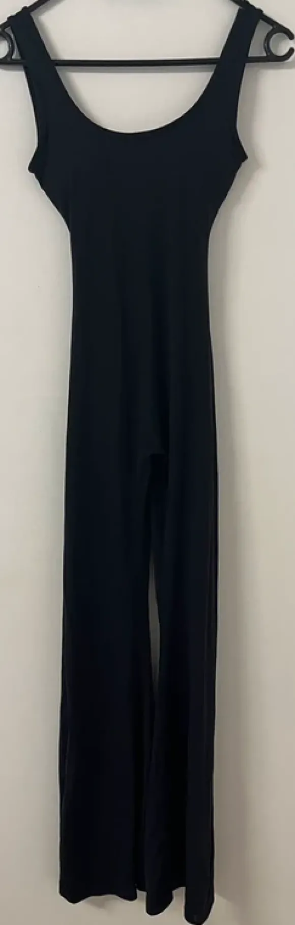 Jumpsuit lang in schwarz