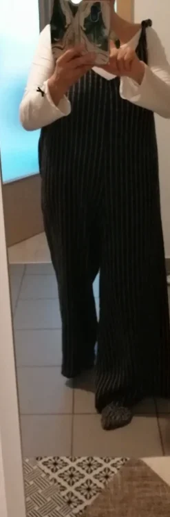 Jumpsuit/Overall Made in Italy 100% Leinen