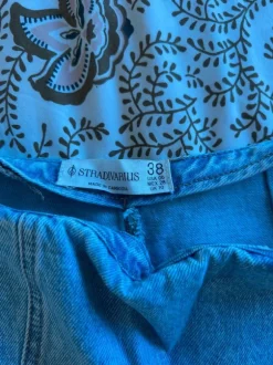 Jupe short jeans