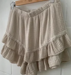 Jupe short volant été