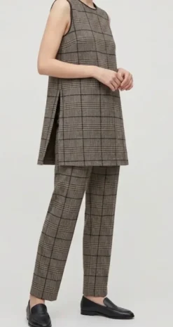 Kariertes Co-Ord Set (Weste & Hose) Gr L | Vinted