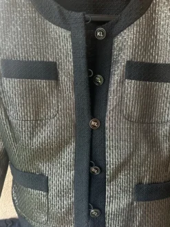 Karl Lagerfeld Kurz Blazer, festlich Gold