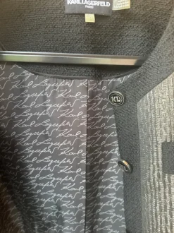 Karl Lagerfeld Kurz Blazer, festlich Gold