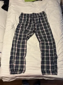Karrierte Pyjamahose H&M Größe M