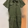 Khaki overall