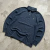 Klassisches Polo Ralph Lauren Langarm-Polo- Dunkelblau - Größe L