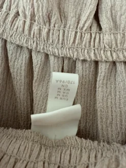 Kleid Crêpe beige knielang H&M