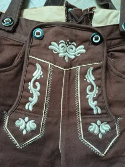 Kniebundhose aus Baumwolle Trachtenjeans