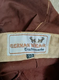 Kniebundhose aus Baumwolle Trachtenjeans