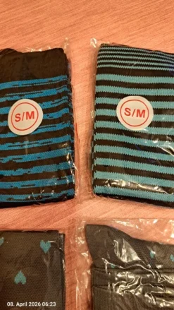 Kniestrümpfe, Kompressionseffekt, 6 Paar, unisex