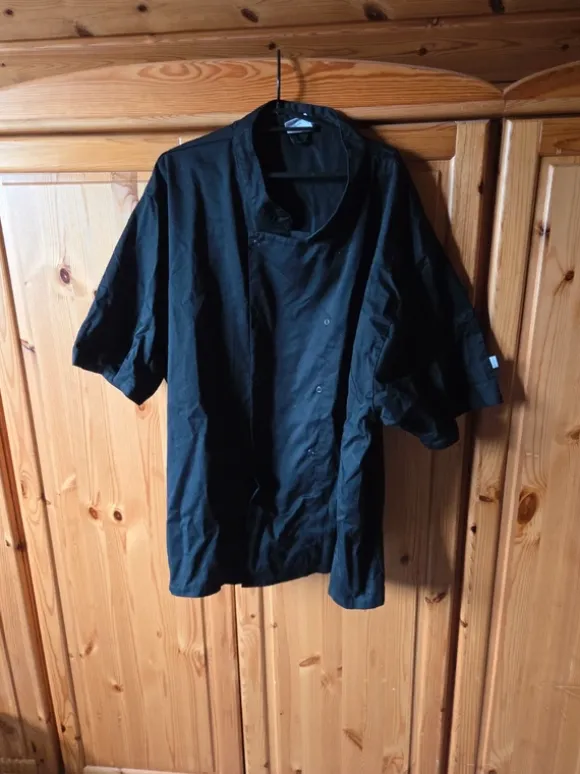 Kochjacke in Schwarz