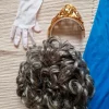 Kostüm Fasching Queen Elisabeth II volles Set mit Perücke
