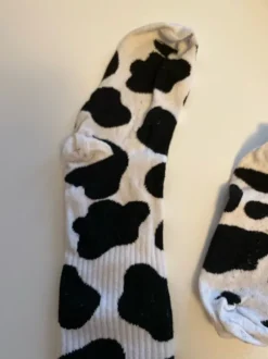 Kuhflecken-Socken