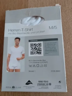 Kurzarm Unterhemd Gr. M