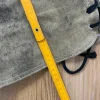 Kurze graue Paulgos Trachten Lederhose GR 48 M