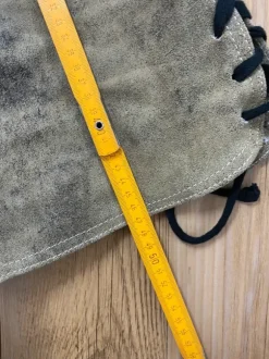 Kurze graue Paulgos Trachten Lederhose GR 48 M