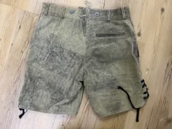 Kurze graue Paulgos Trachten Lederhose GR 48 M