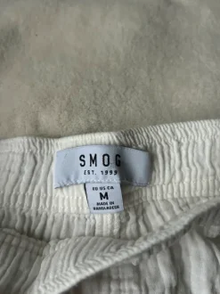 Kurze Leinenhose weiß