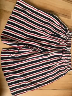 Kurze Pyjama Hose gestreift