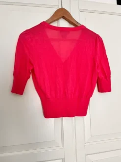 Kurze Strickjacke Jäckchen, pink, Gr. S, H&M