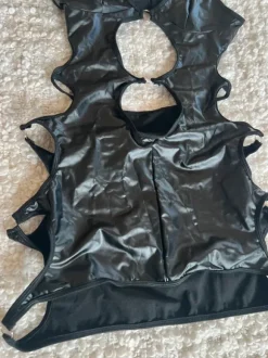 Kurzes Kleid schwarz Party Nachtwäsche