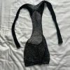 Kurzes und Rückenfreies Netzkleid