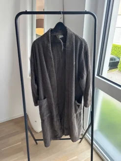 Lacoste Bademantel braun Größe M