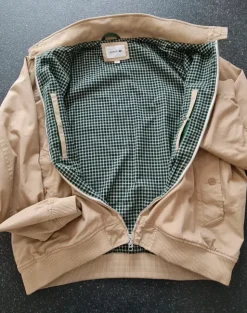 Lacoste Harrington Jacke Beige Herren