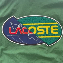 Lacoste Live Bomber Jacket Grün M/L Varsity College Jacke Streetwear
