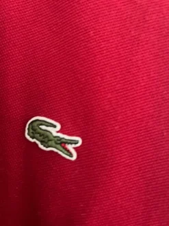 Lacoste Poloshirt langarm 3XL rot