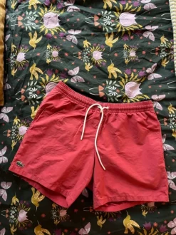 Lacoste rote Badehose