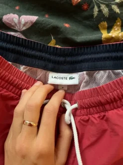 Lacoste rote Badehose